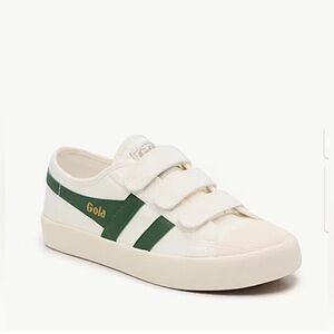 Gola Coaster Strap Sneakers, Off White/Green, In Box, Women’s Size 9 (EUR 40)